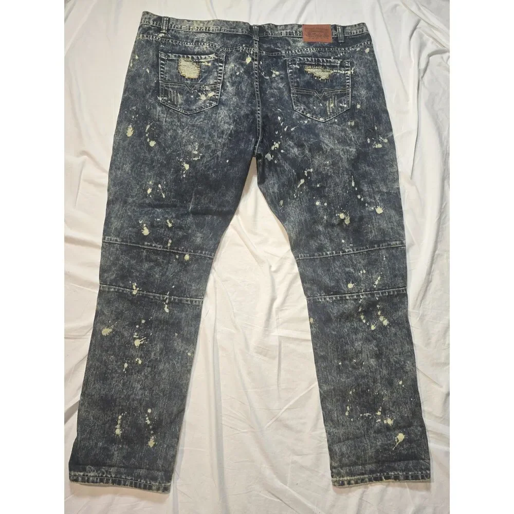 Access Apparel Distressed Designer Size 50x30 Men's Jeans - 45
